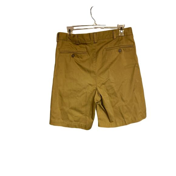 L.L. Bean Men's Size 31 Natural Fit Shorts Tan Stretch Athletic Cotton Pockets - Picture 3 of 5